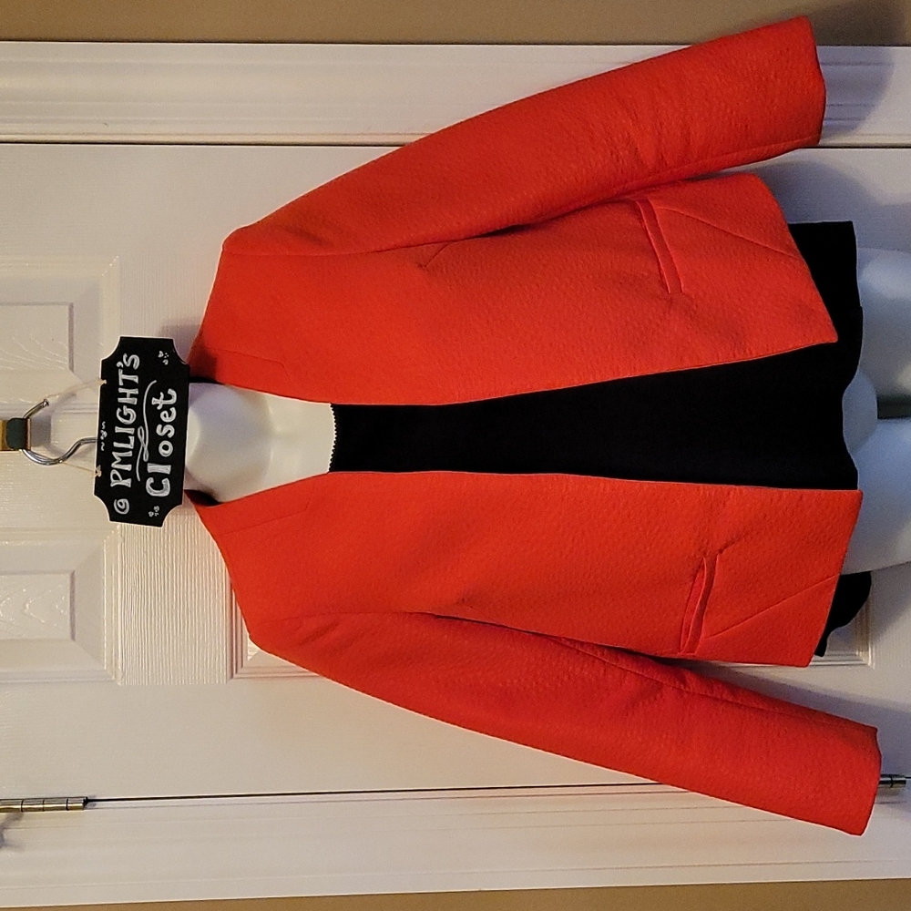 Katherine New York Orange Jacket Size 4
